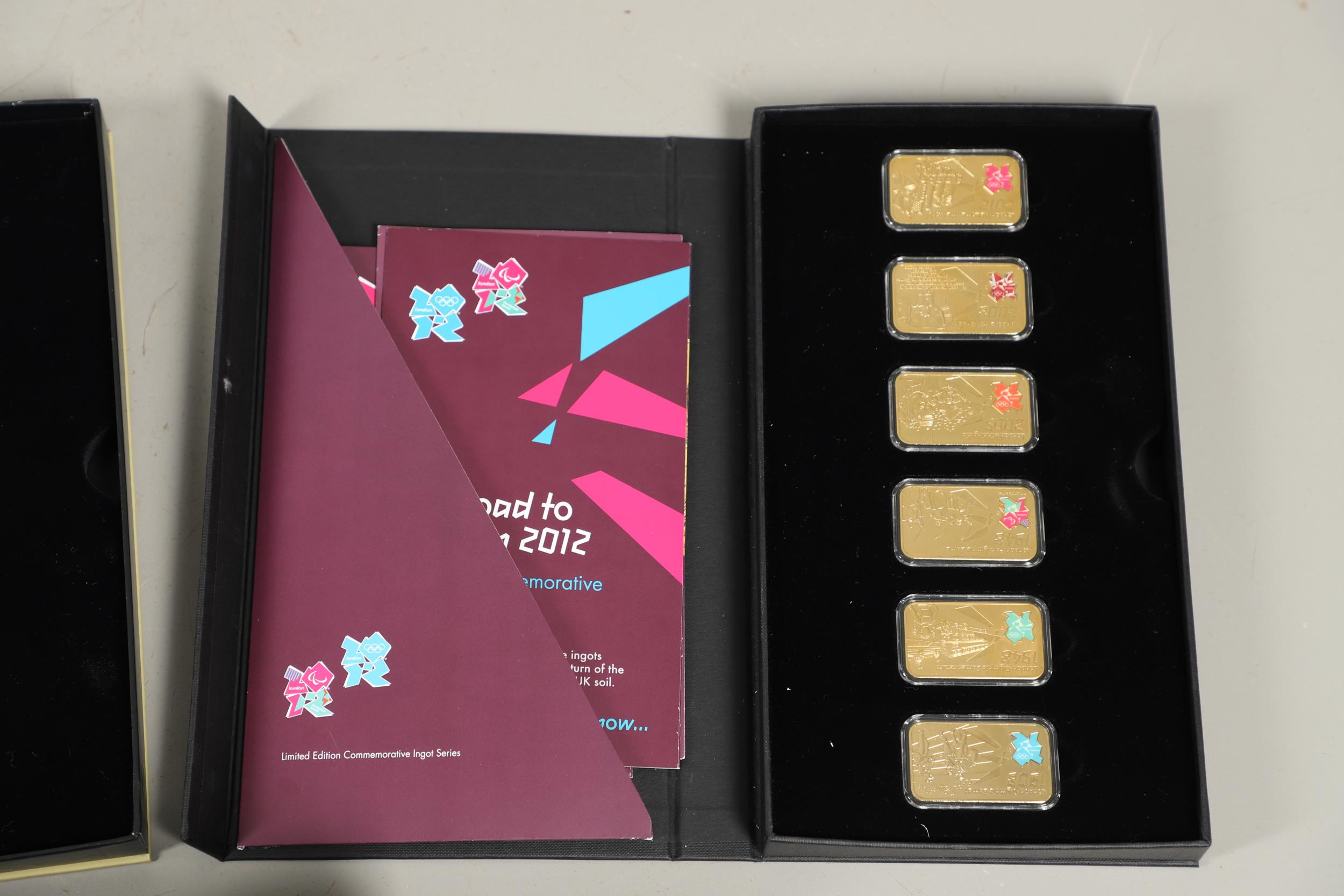 A COLLECTION OF ROYAL MINT AND OTHER RECENT OLYMPIC GAMES RELATED ISSUES TO INCLUDE THE THREE INGOT - Bild 3 aus 19