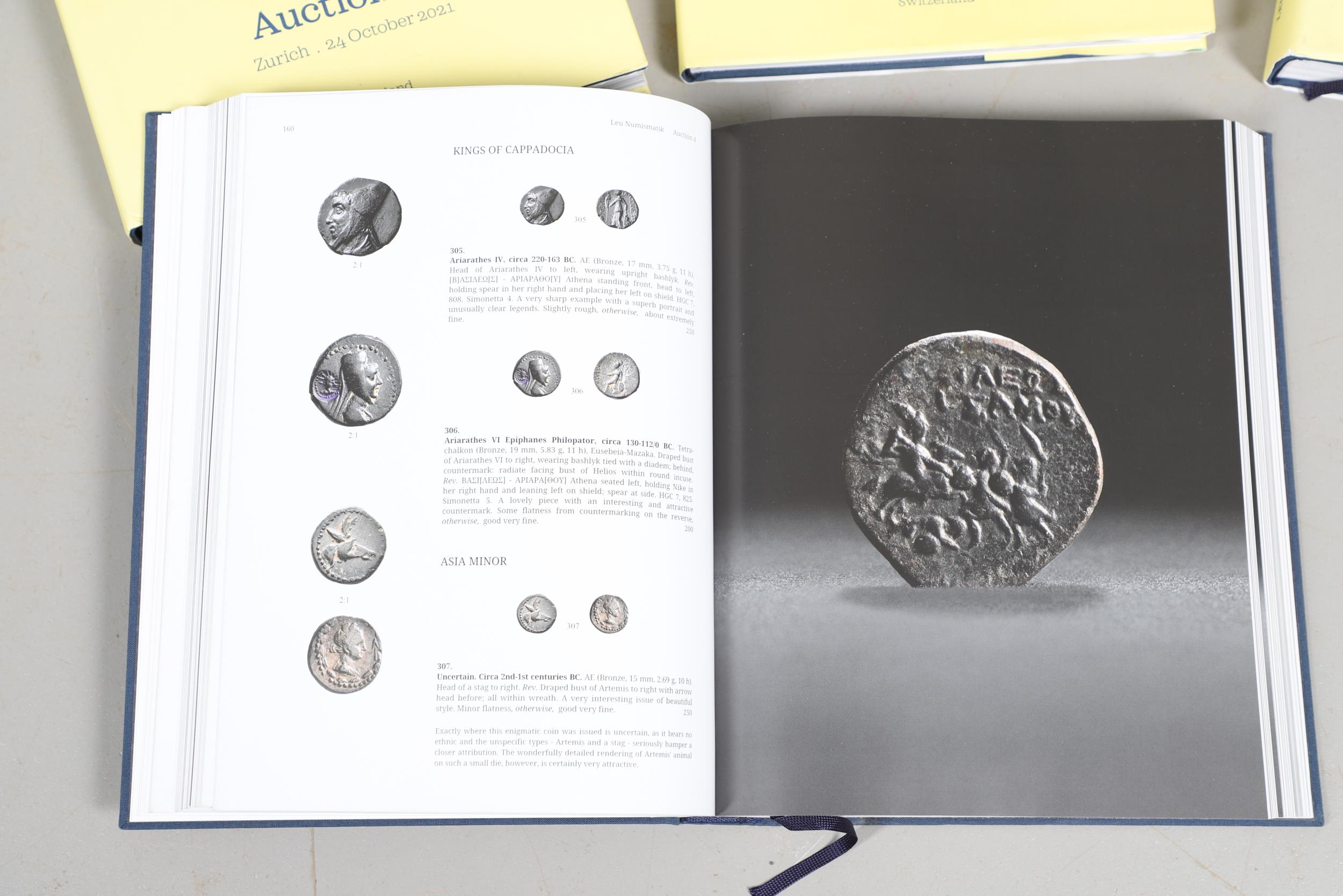 SEVEN LEU NUMISMATIK ANCIENT COIN CATALOGUES. - Bild 12 aus 12