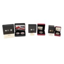 A COLLECTION OF ROYAL CANADIAN MINT SILVER PROOF COMMEMORATIVE ISSUES.