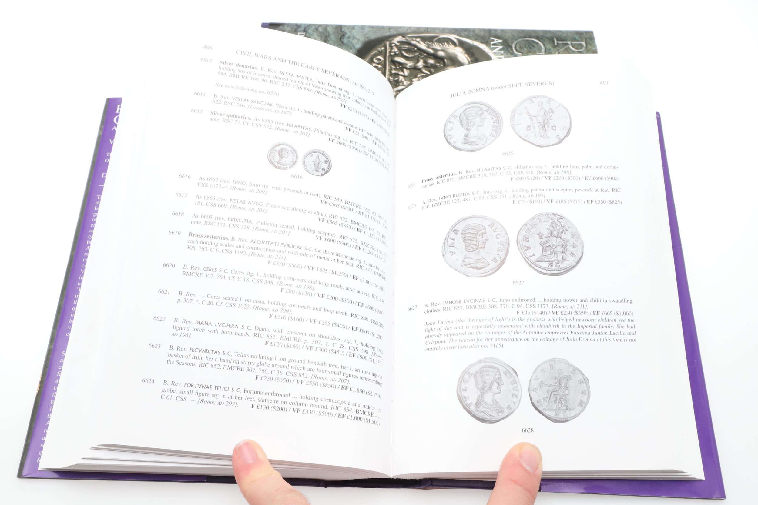 DAVID R. SEAR GREEK COINS AND THEIR VALUES AND ROMAN COINS AND THEIR VALUES. 4 VOLUMES. - Bild 13 aus 14