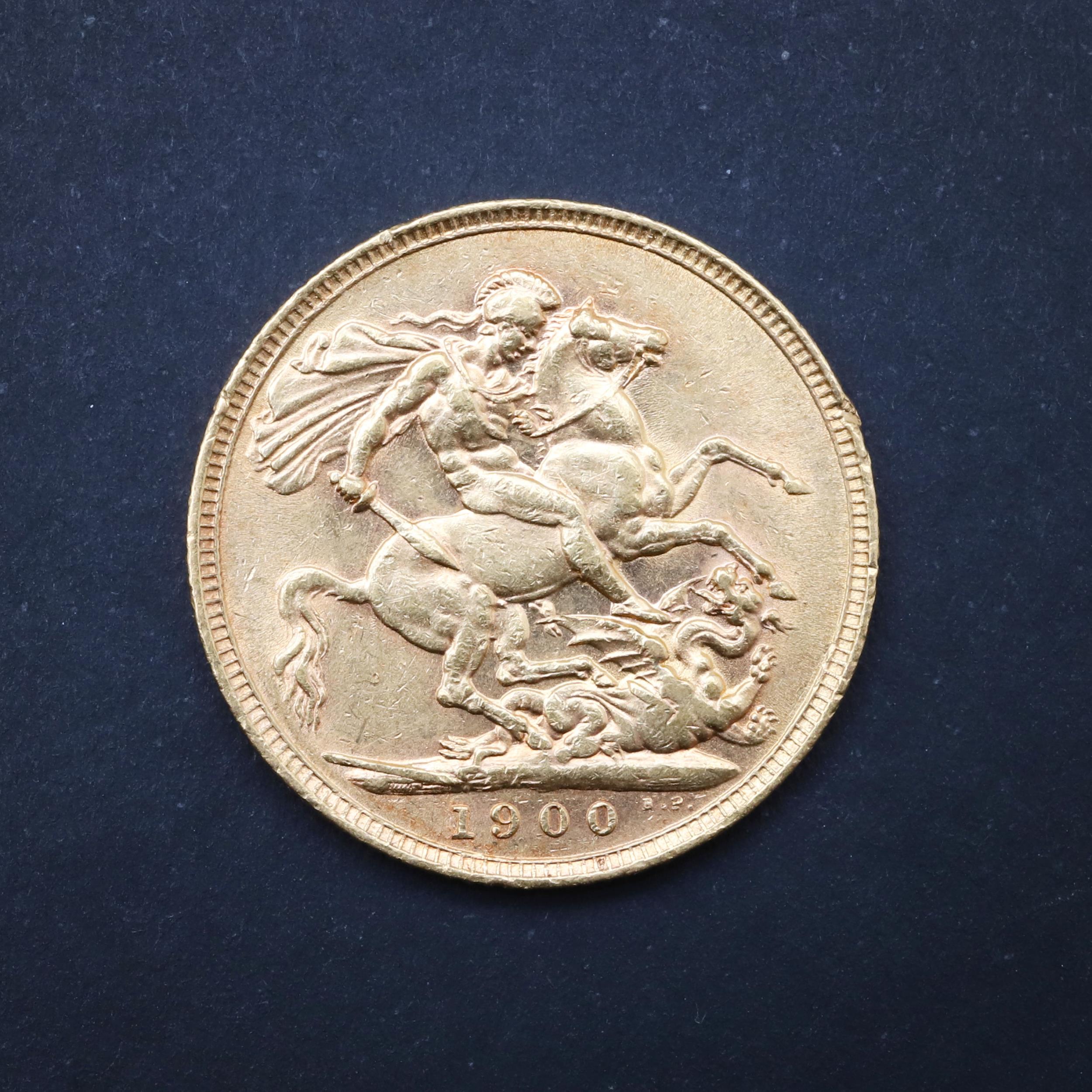 A VICTORIAN SOVEREIGN, 1900. - Bild 2 aus 3