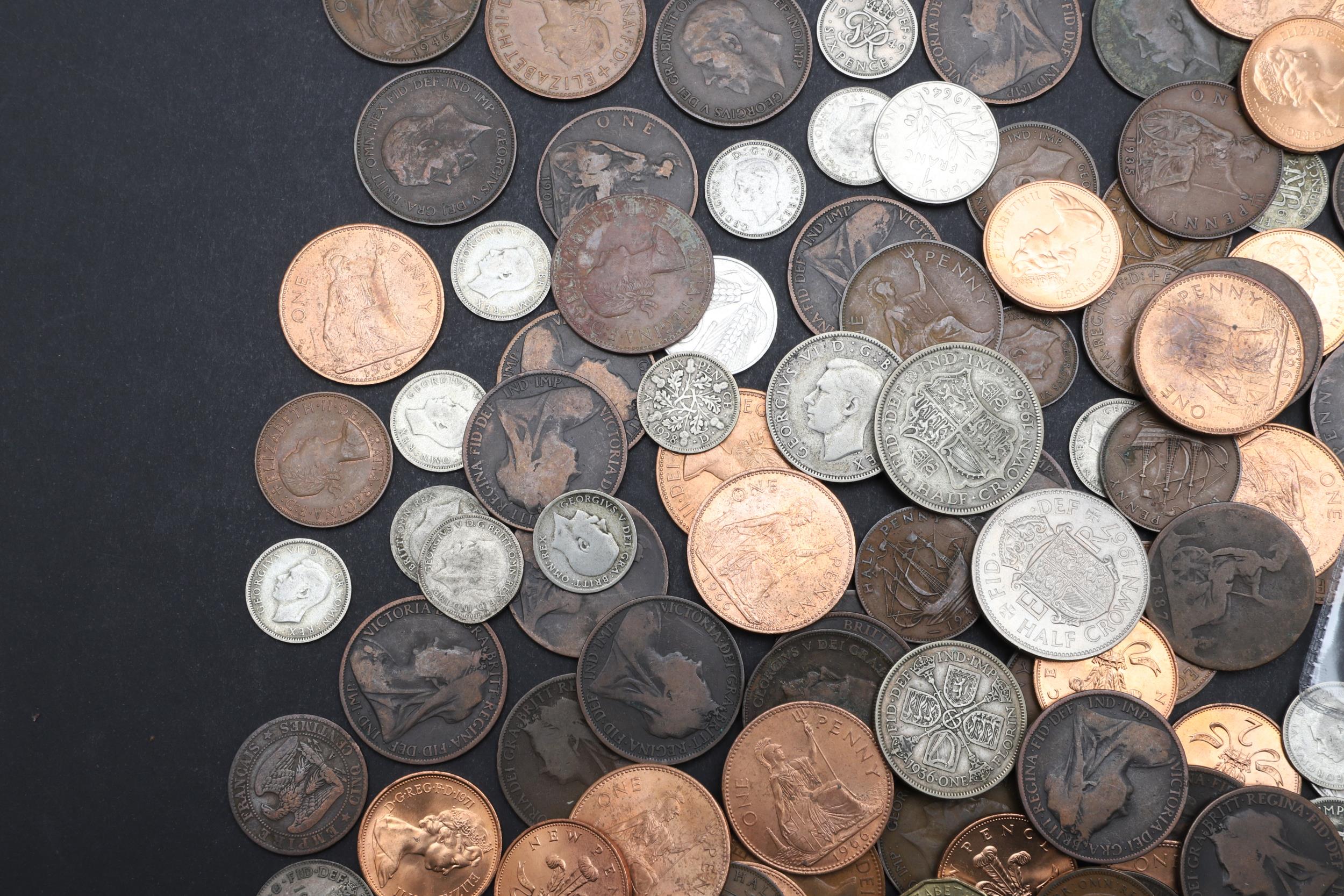 A MIXED COLLECTION OF UK COINAGE TO INCLUDE PART SILVER ISSUES. - Image 5 of 10