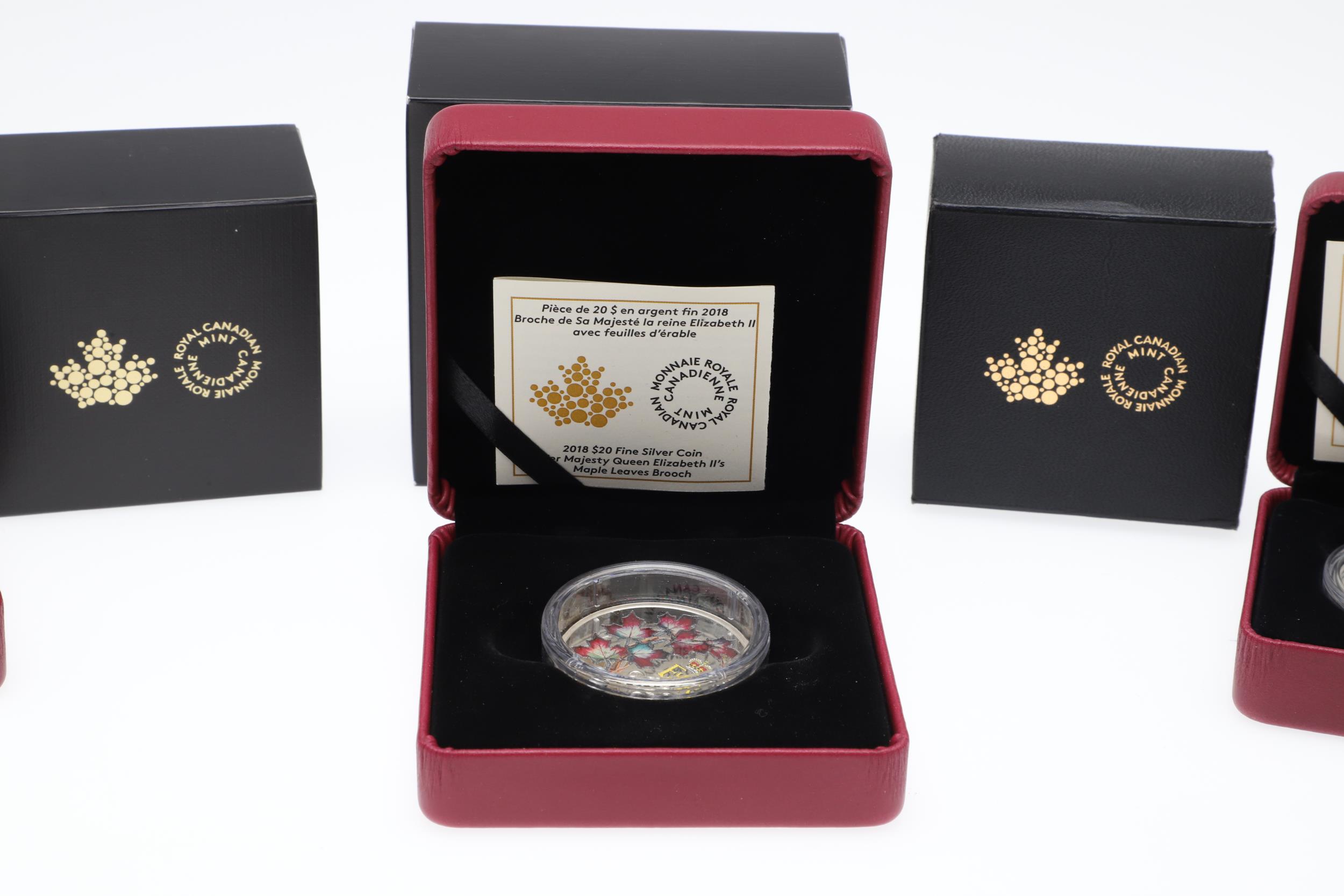 THREE ROYAL CANADIAN MINT SILVER PROOF ISSUES, 2016-2018. - Image 3 of 7