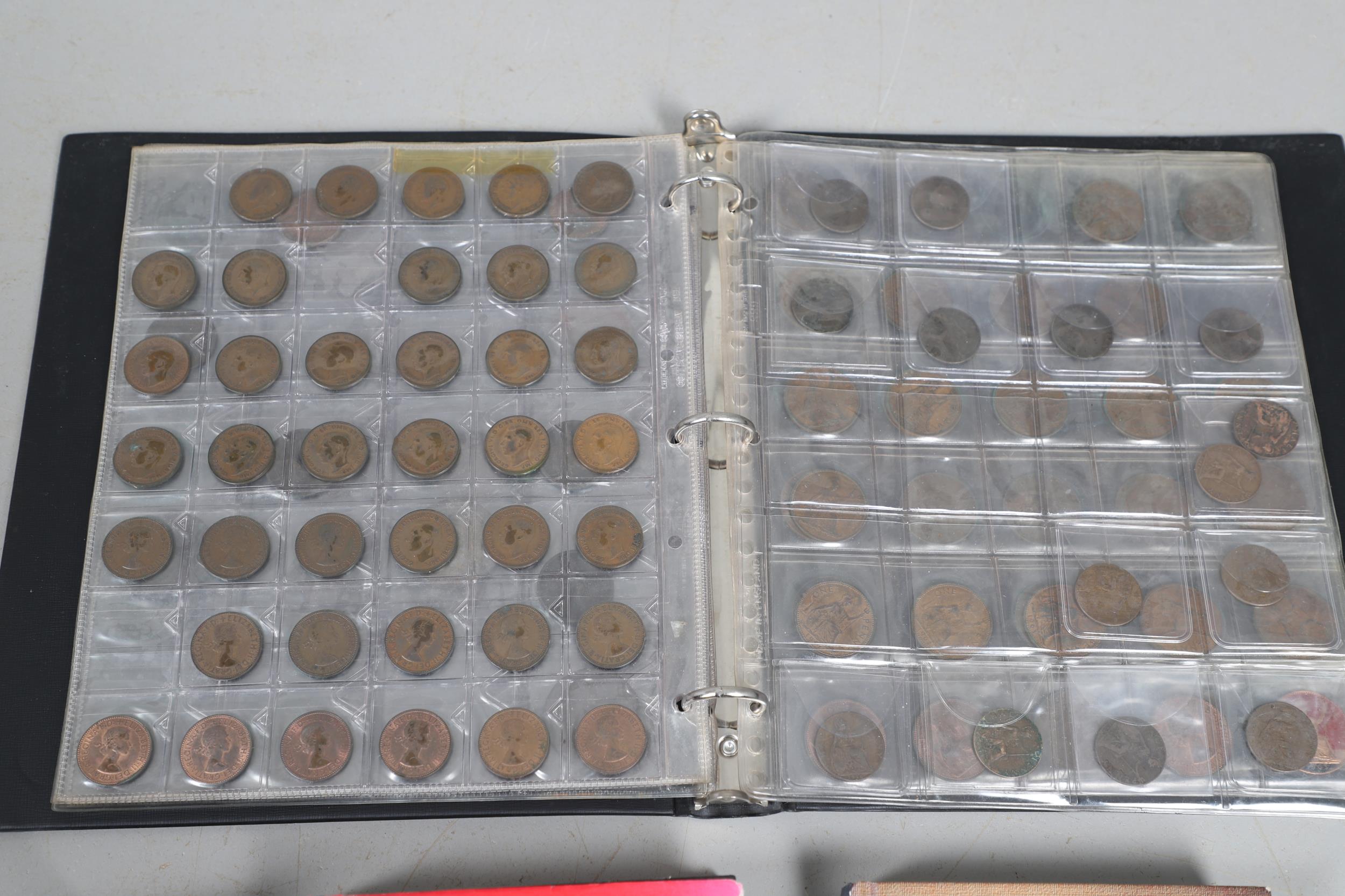 A LARGE COLLECTION OF PRE DECIMAL AND OTHER COINS. - Bild 6 aus 16