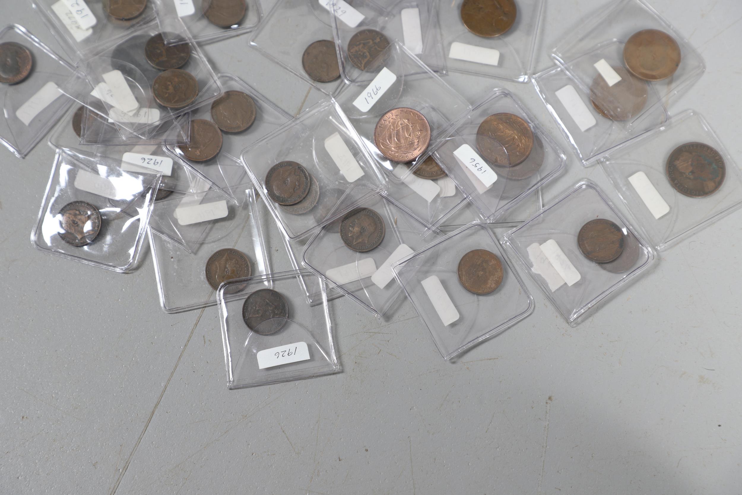 A LARGE COLLECTION OF PRE DECIMAL AND OTHER COINS. - Bild 15 aus 16