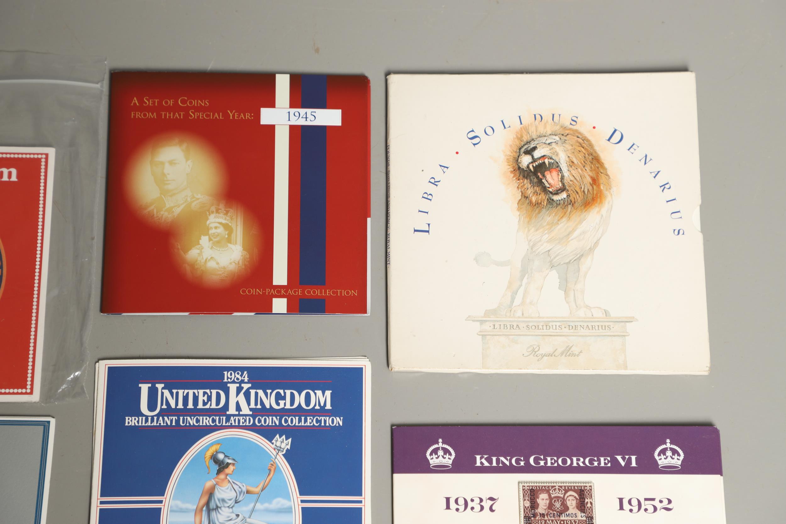 A COLLECTION OF ROYAL MINT UNCIRCULATED ANNUAL COIN SETS AND OTHERS. - Image 3 of 8