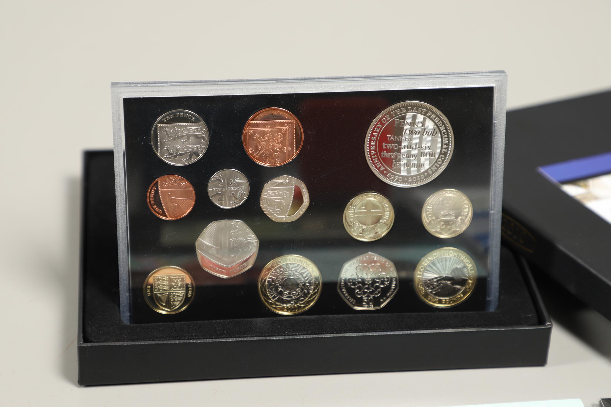 A COLLECTION OF ROYAL MINT SILVER PROOF AND OTHER ISSUES INCLUDING A 1997 BRITANNIA TWENTY PENCE. - Bild 15 aus 15