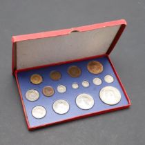 A GEORGE VI FOURTEEN COIN PROOF SET, 1937.
