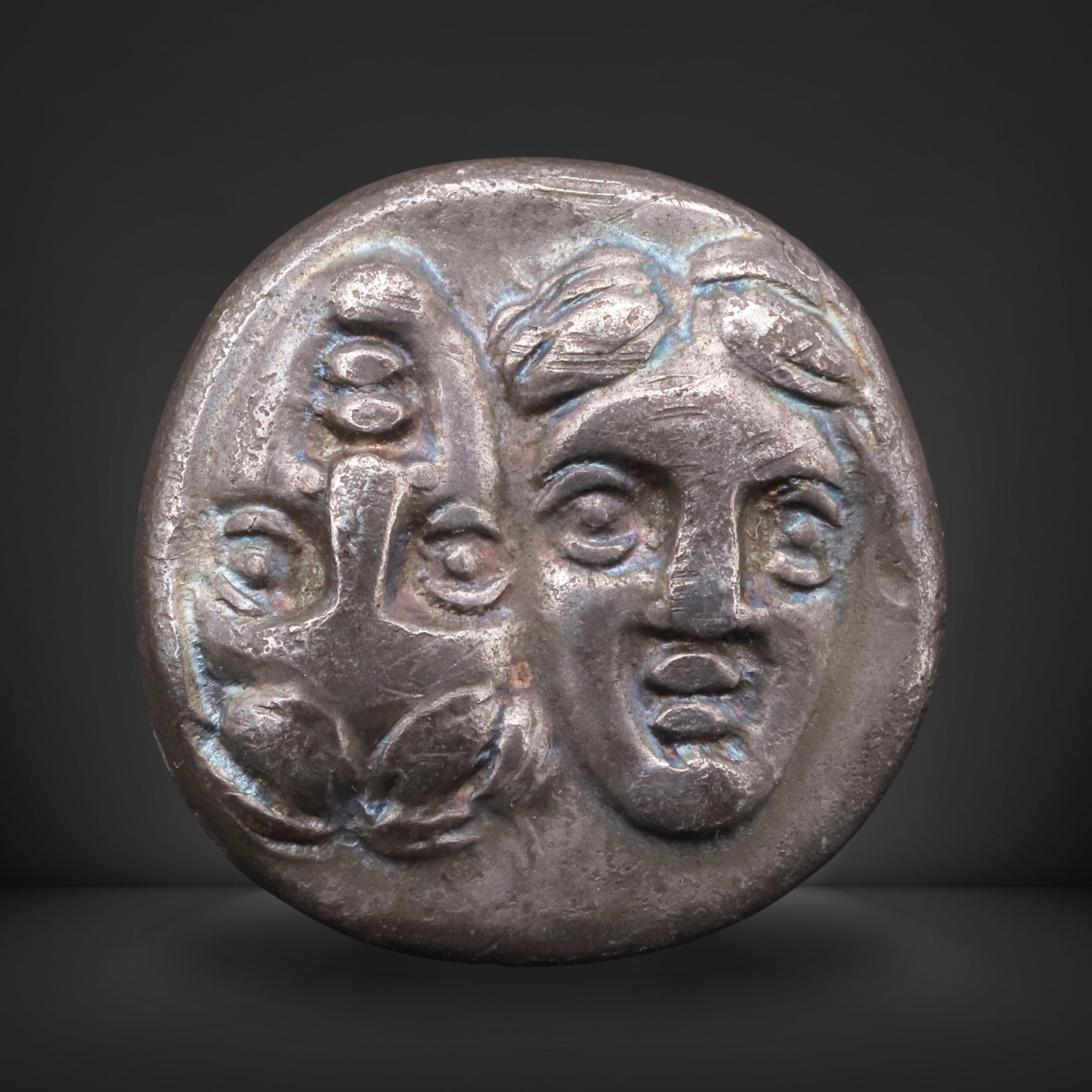 GREEK COINS: ISTROS, SILVER STATER, 400-350 B.C.