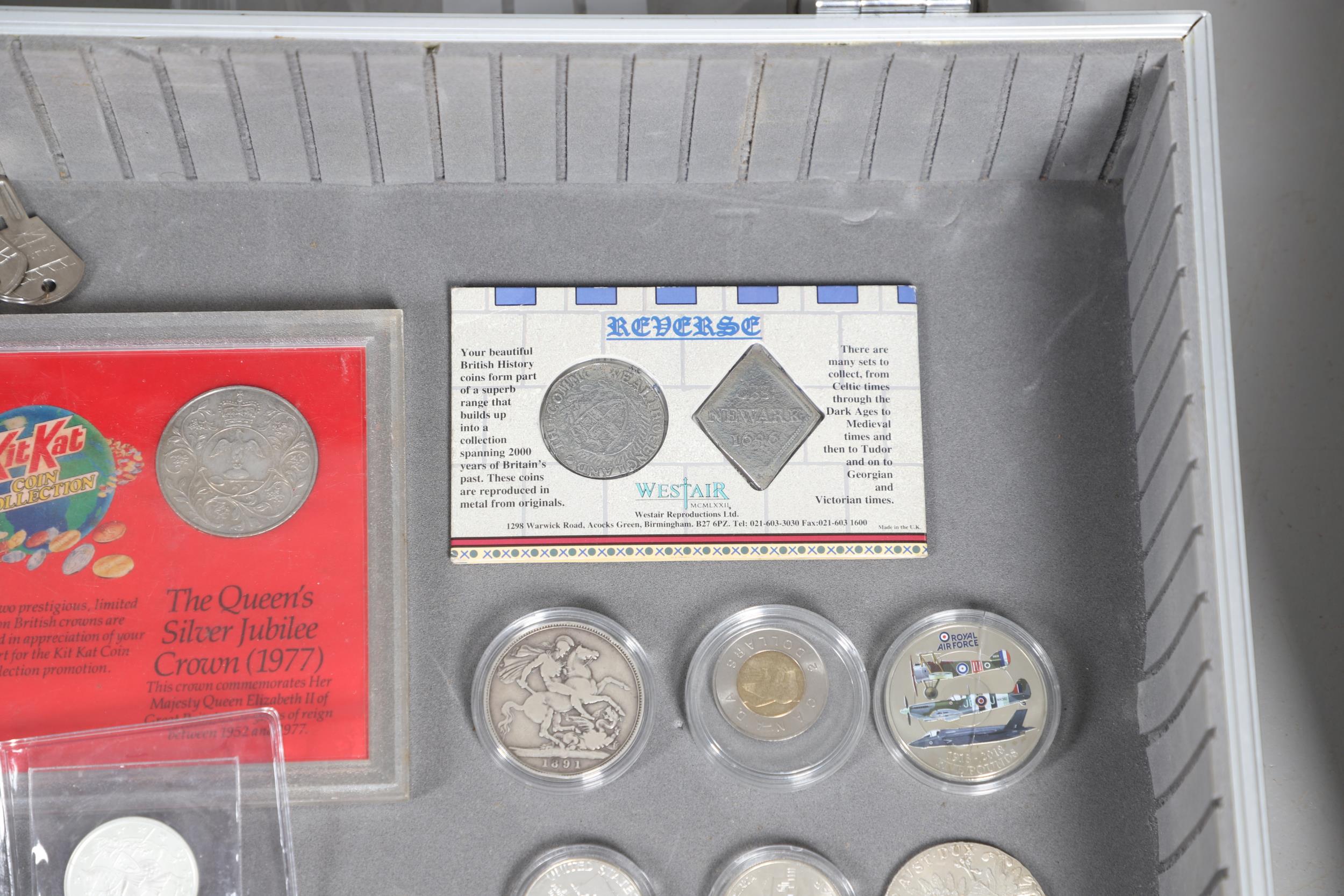 A COLLECTION OF PRE-DECIMAL COINS AND OTHER RECENT ISSUES. - Image 5 of 19