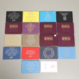 A COLLECTION OF ROYAL MINT ANNUAL UNCIRCULATED YEAR SETS.