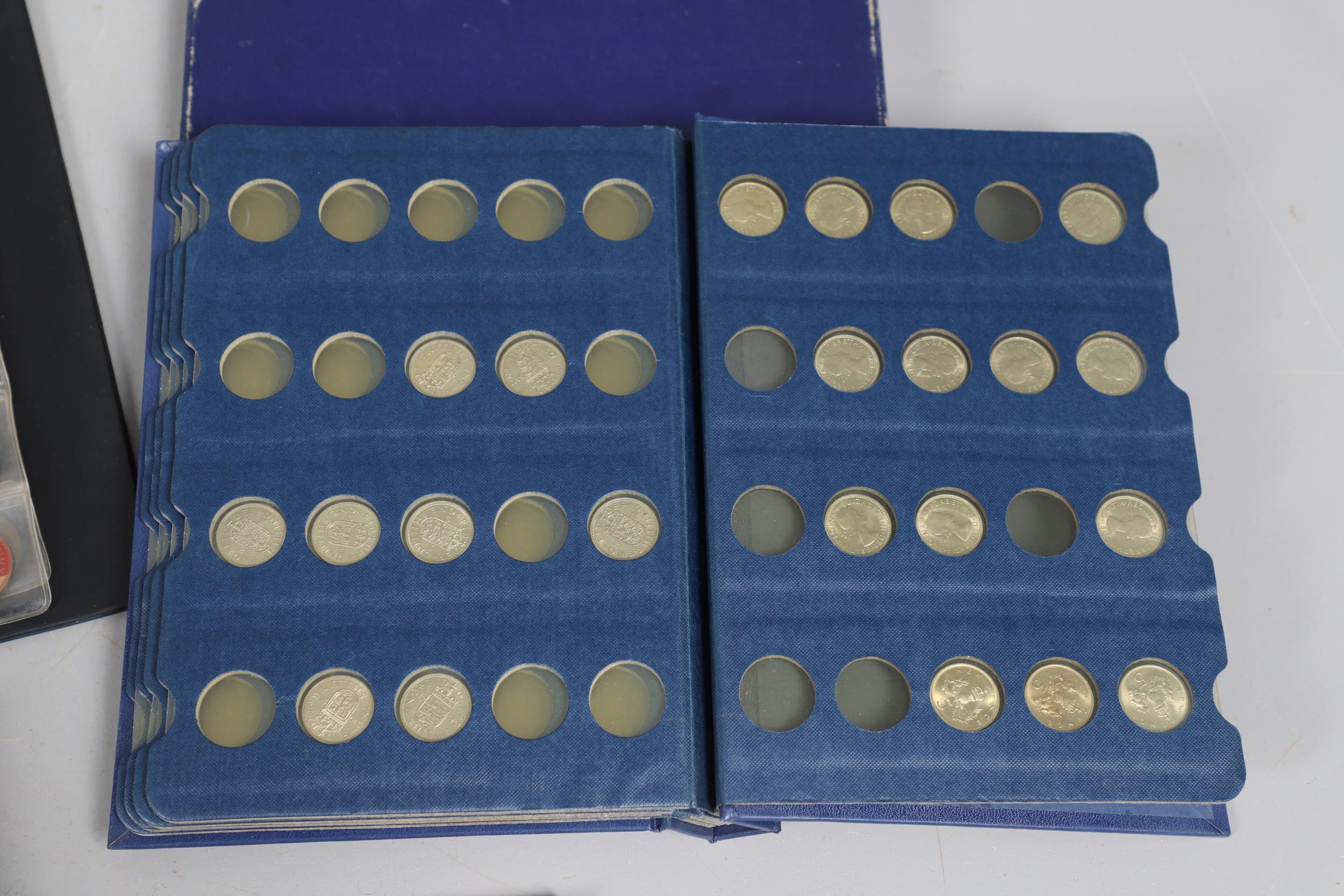 A LARGE COLLECTION OF PRE DECIMAL AND OTHER COINS. - Image 8 of 16