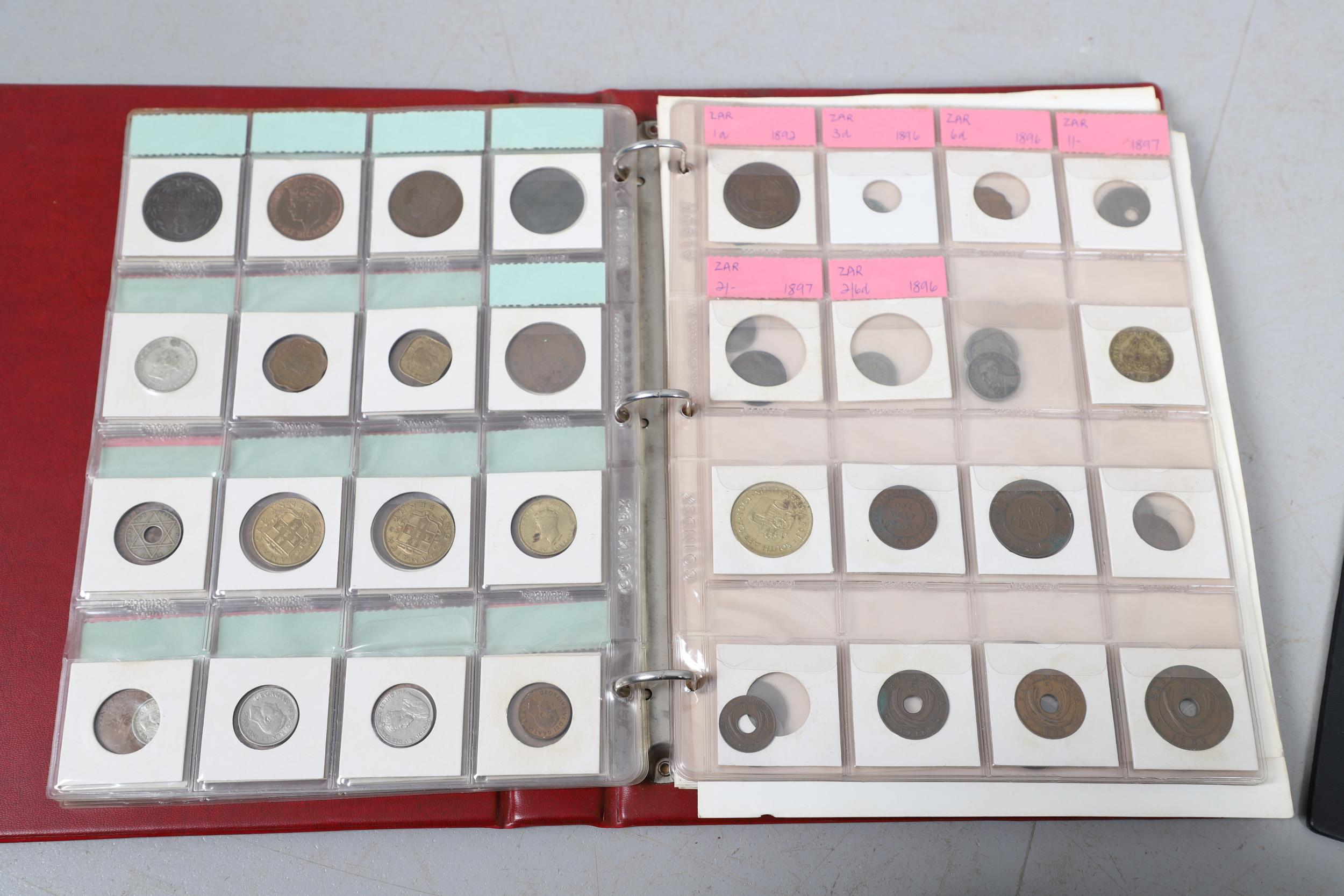 A LARGE COLLECTION OF PRE DECIMAL AND OTHER COINS. - Bild 3 aus 16