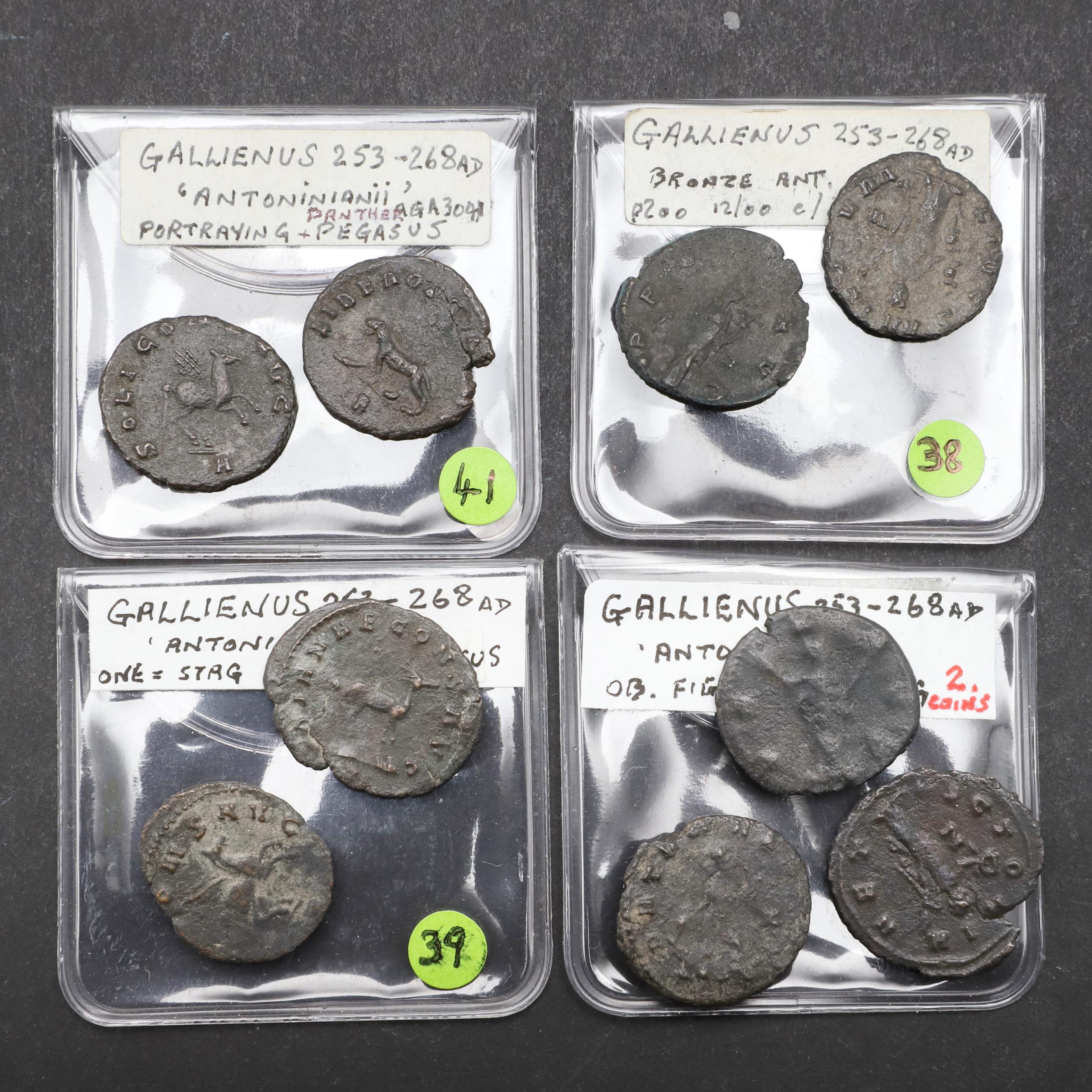 ROMAN IMPERIAL COINAGE: A COLLECTION OF COINS OF GALLIENUS 253-268 A.D. - Bild 2 aus 2