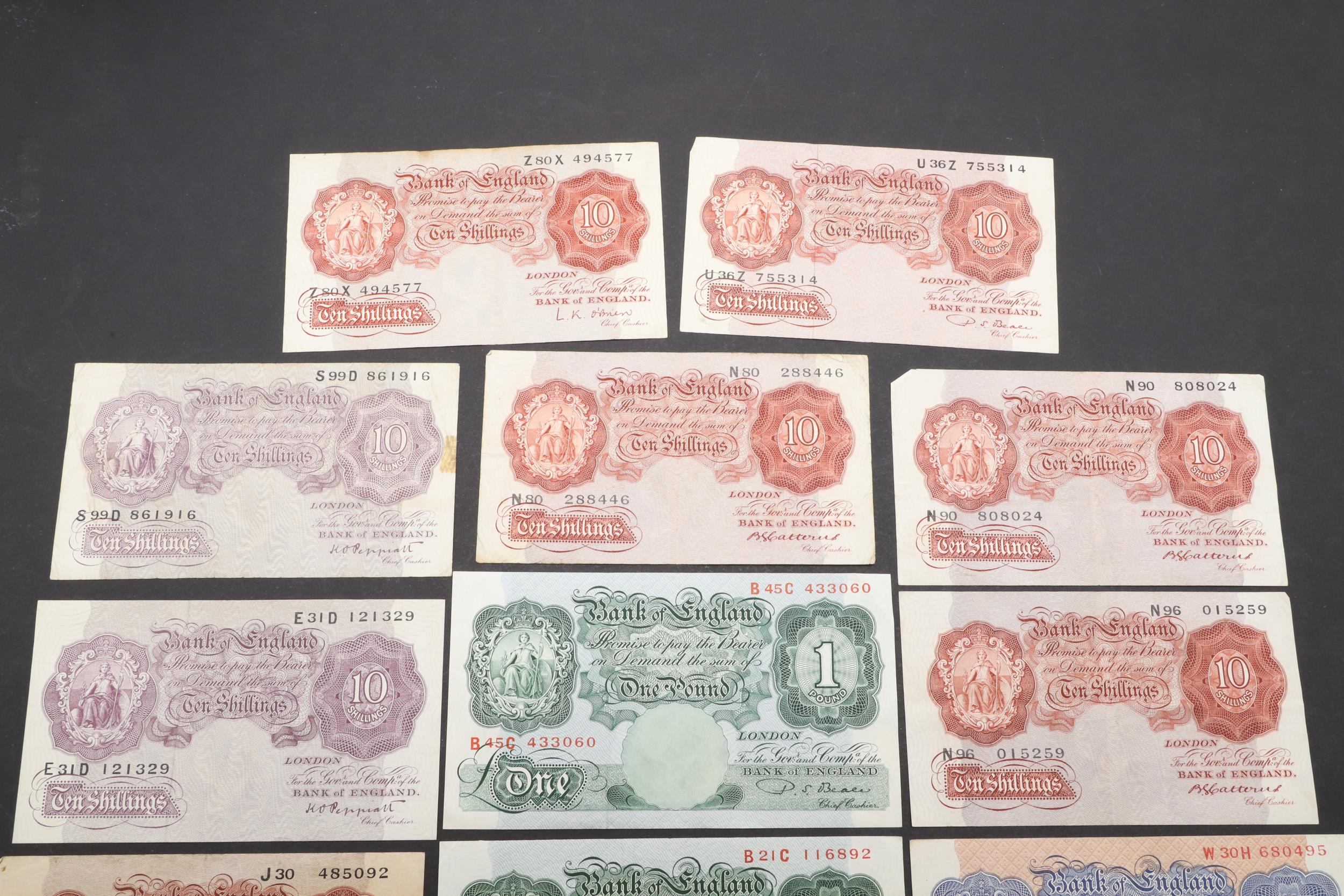 A COLLECTION OF BANK OF ENGLAND BRITANNIA ISSUE BANKNOTES. - Image 2 of 4