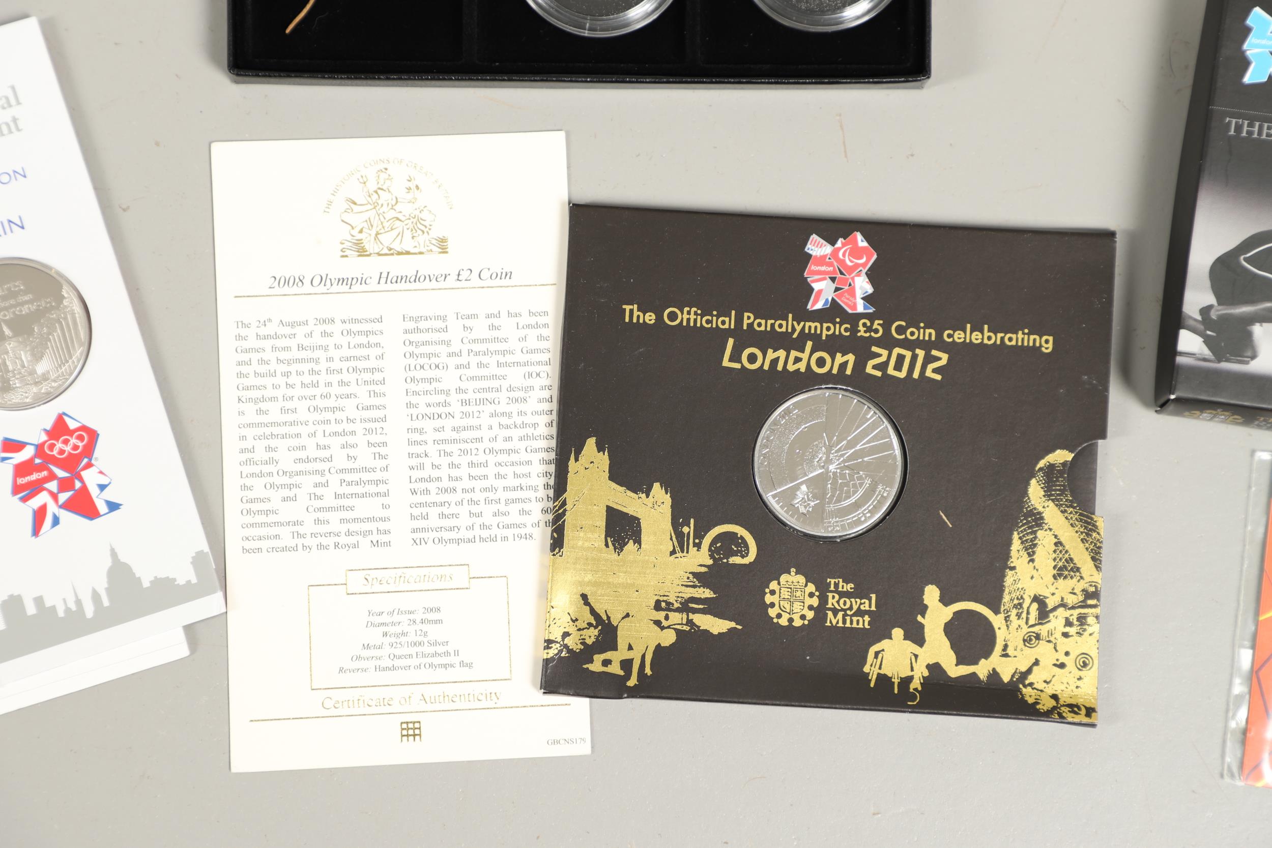 A COLLECTION OF ROYAL MINT AND OTHER RECENT OLYMPIC GAMES RELATED ISSUES TO INCLUDE THE THREE INGOT - Bild 6 aus 19