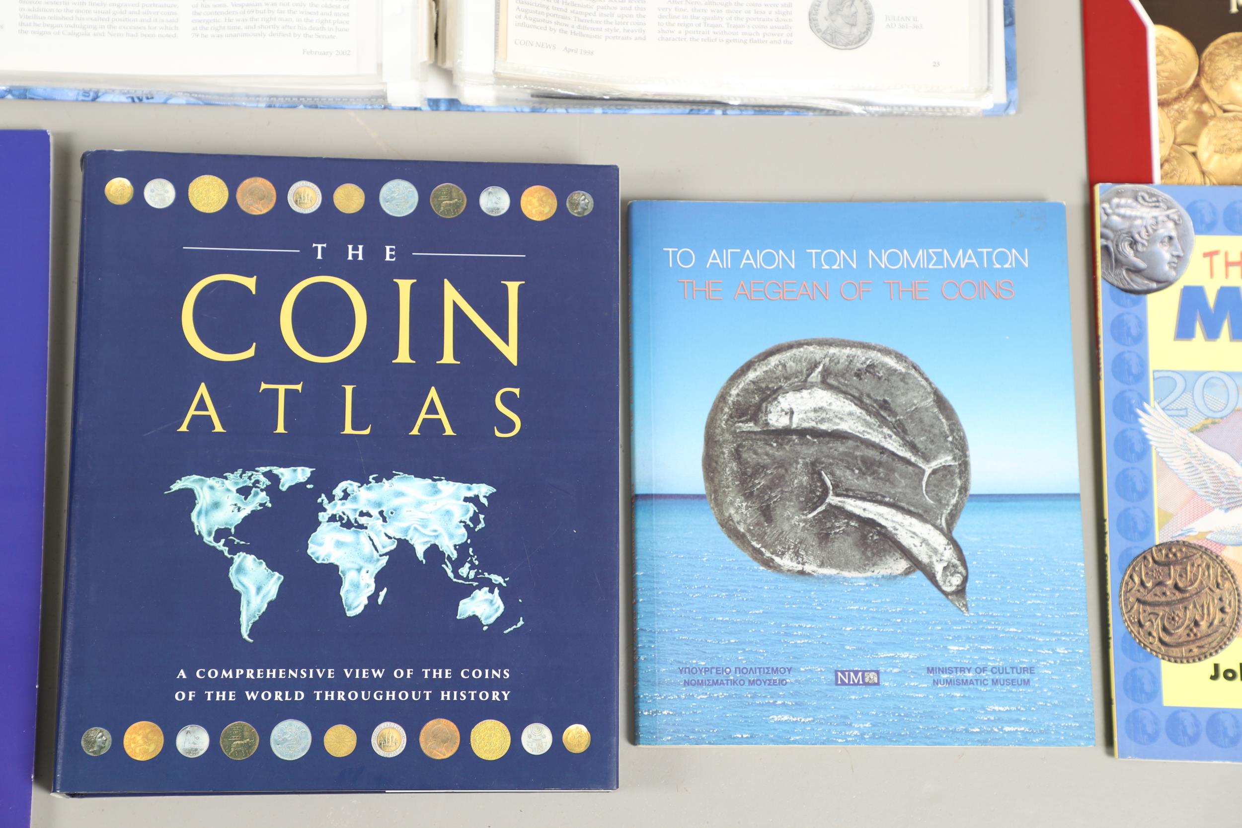 A COLLECTION OF NUMISMATIC BOOKS AND OTHER SIMILAR MATERIAL. - Image 8 of 8