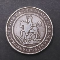 A 19TH CENTURY ELECTROTYPE COPY OF A CHARLES I ONE POUND.