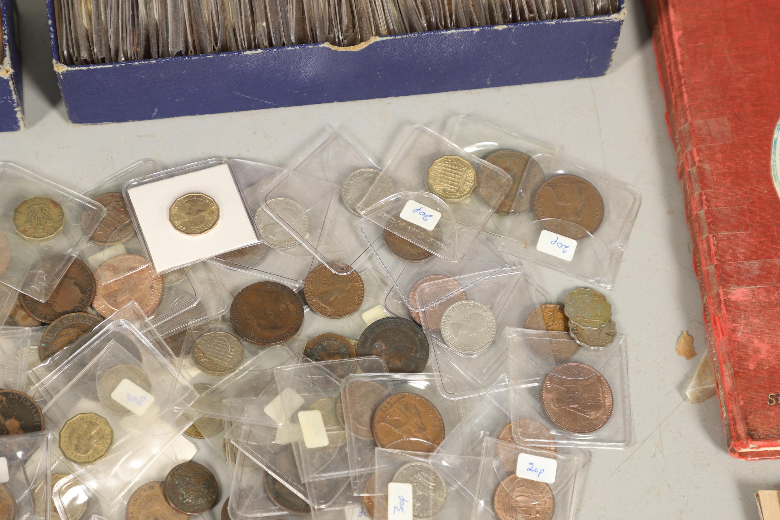 AN EXTENSIVE COLLECTION OF BRITISH COINS AND NUMISMATIC BOOKS. - Image 11 of 15