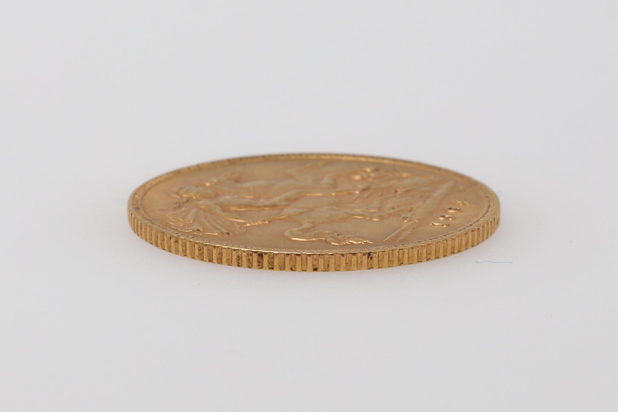 AN EDWARD VII SOVEREIGN, 1904. - Bild 3 aus 3