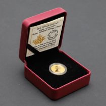 AN ELIZABETH II ROYAL CANADIAN MINT PROOF GOLD MAPLE. 2015.