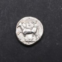 GREEK COINS: BYZANTION, SILVER DRACHMA, 416 -357 BC.