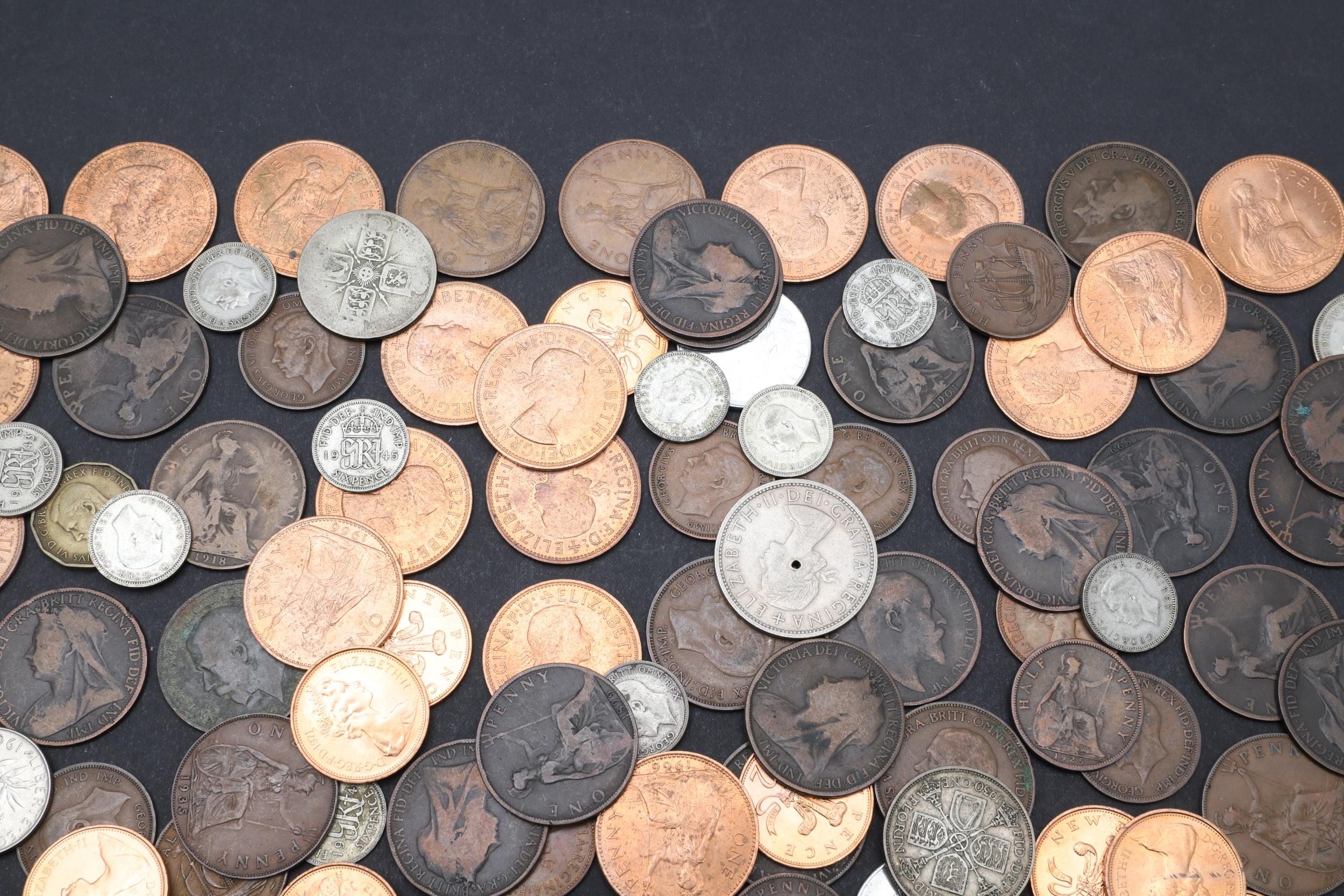 A MIXED COLLECTION OF UK COINAGE TO INCLUDE PART SILVER ISSUES. - Image 3 of 10