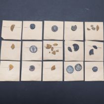 A HOARD OF SIXTEEN ROMAN COINS ALL IDENTIFIED AND RECORDED AS TREASURE T2019-1102.