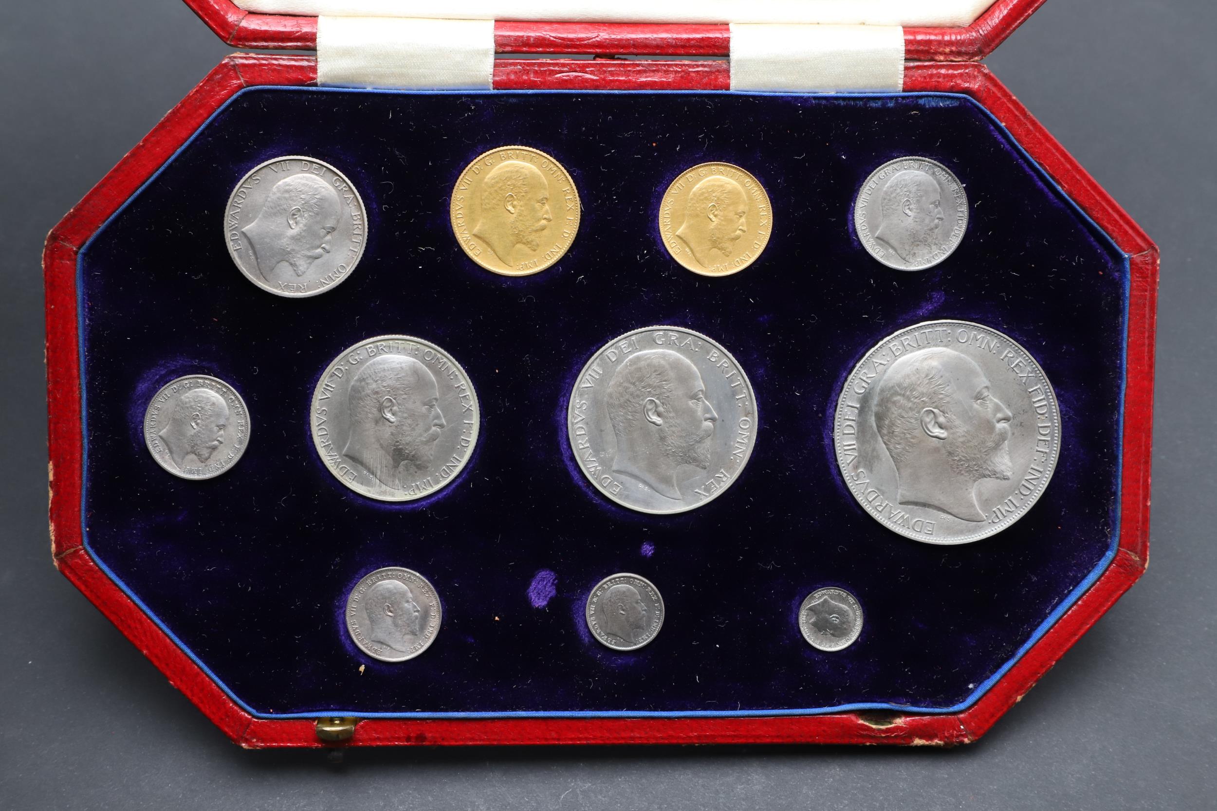 AN EDWARD VII ELEVEN COIN PROOF SET, 1902. - Image 2 of 6