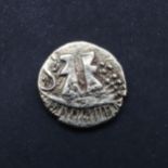 BRITISH IRON AGE, DUROTRIGES, DURO BOAT BIRD QUARTER STATER.