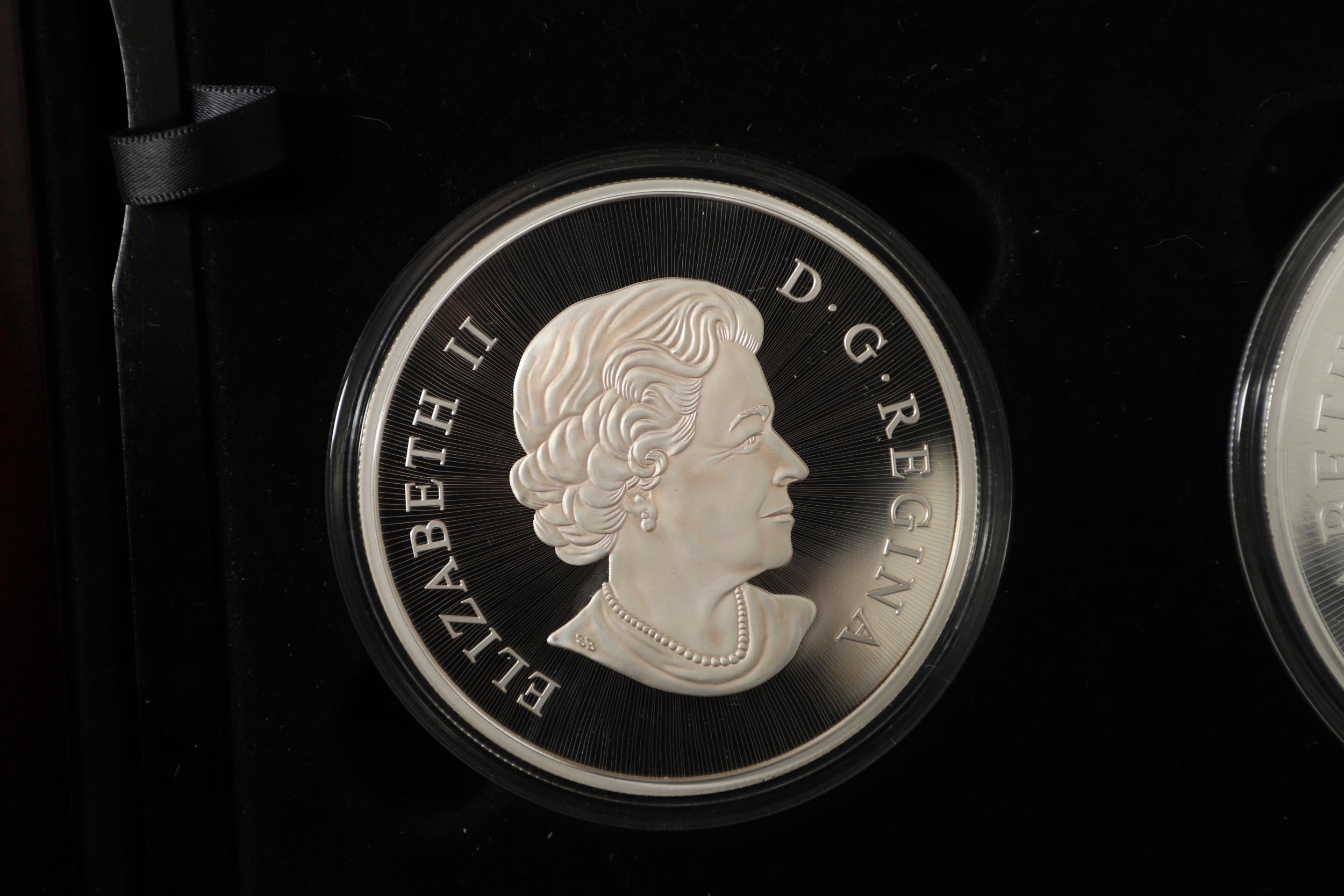 AN ELIZABETH II ROYAL CANADIAN MINT SILVER FIVE COIN 'MAPLE MASTERS' COLLECTION. 2019. - Bild 6 aus 15