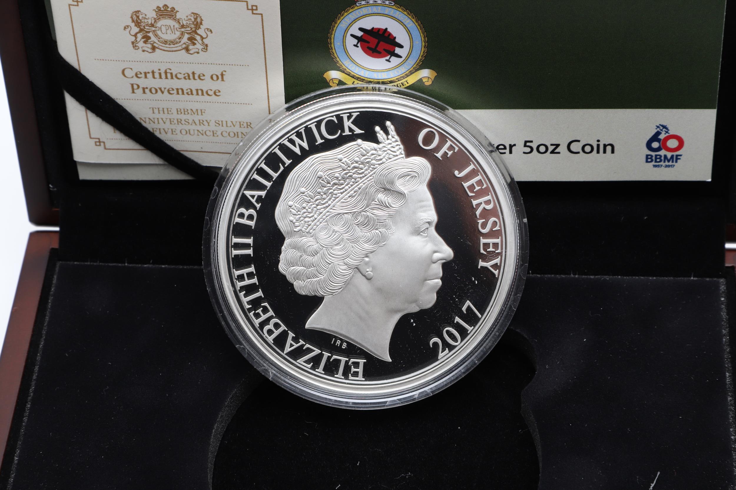 THREE ELIZABETH II JERSEY SLIVER COMMEMORATIVE ISSUES. 2015 AND 2017. - Image 6 of 10