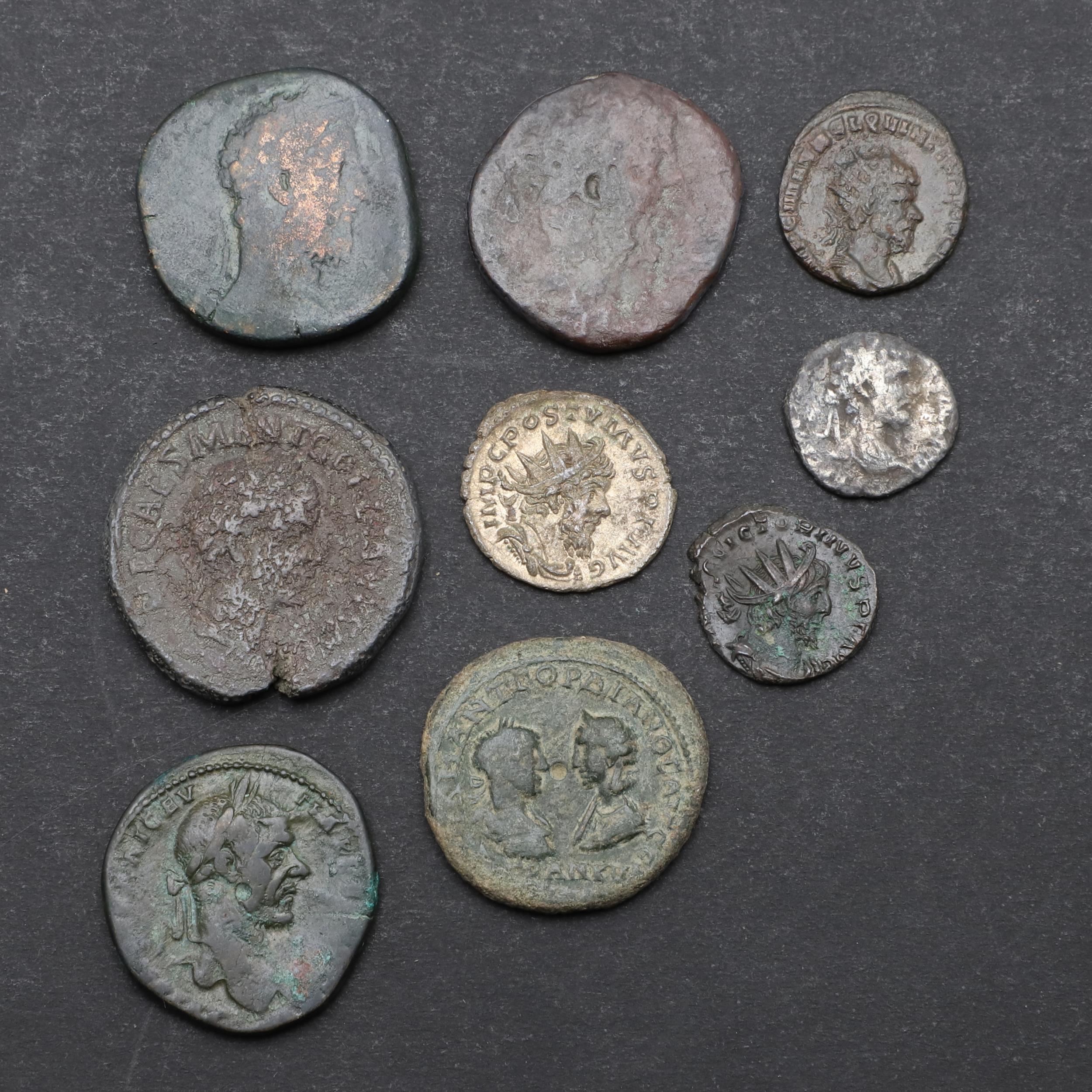 ROMAN IMPERIAL COINS: A COLLECTION OF ROMAN COINS COMMODUS - QUINTILIUS, 177-270 A.D.