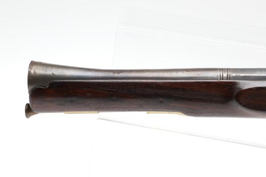 A 19TH CENTURY INDIAN MADE FLINTLOCK BLUNDERBUSS. - Image 13 of 16