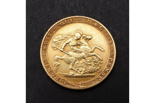 A GEORGE III SOVEREIGN, 1820. - Image 2 of 5