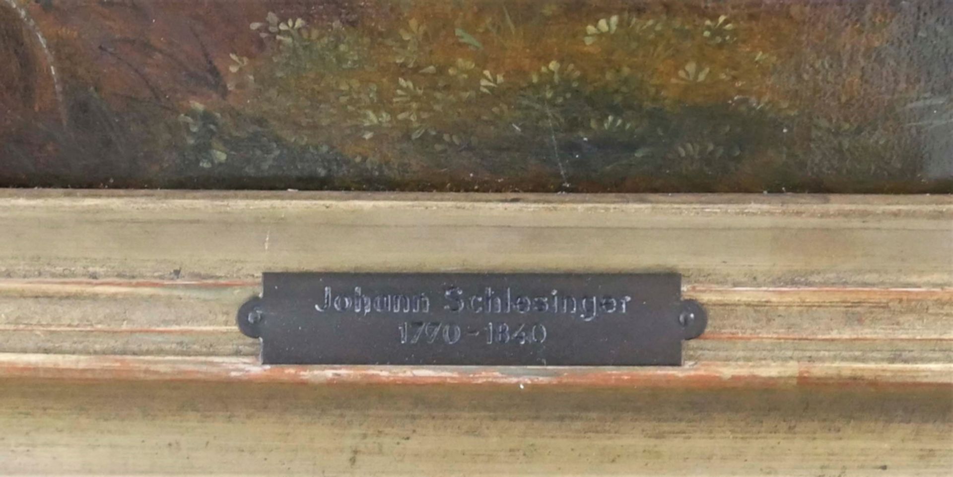 Johann Schlesinger (1768 Ebertsheim 1840 Sausenheim / Grünstadt) Stillleben mit Früchten, Nest " - Image 2 of 2