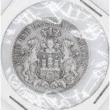 Deutsches Kaiserreich Hamburg 1904 J, 5 Mark - Silbermünze. Erhaltung: ss.