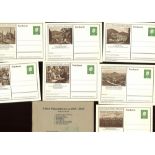 Briefalbum mit Inhalt Deutsches Reich, BRD sowie Bildpostkarten Serien. Bitte besichtigen