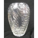 Vase Bleikristall. Höhe ca. 21 cm