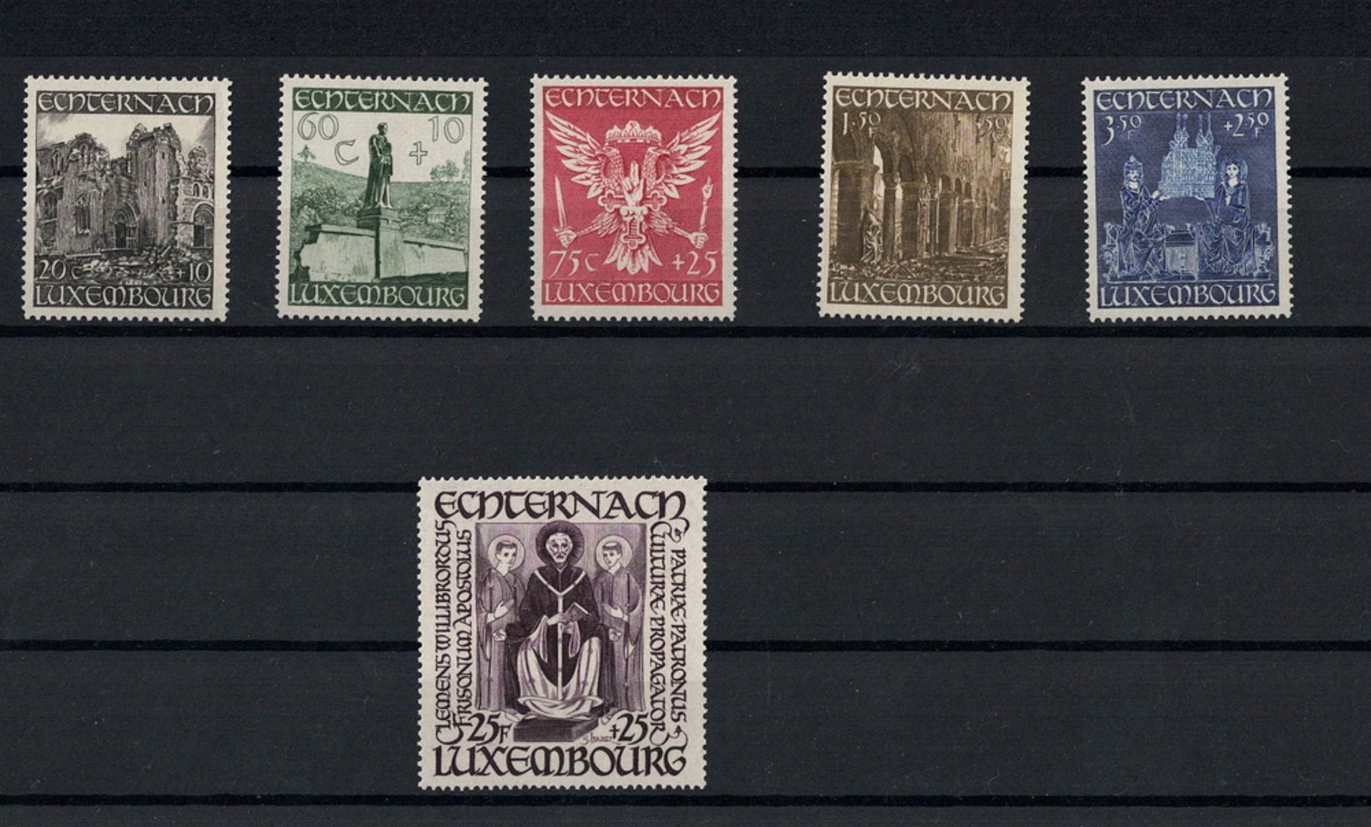 Luxemburg 1947. MiNr. 417-422, postfrisch