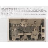 Eine Stubenbelegschaft - Korporalschaft - der Reichswehr beim Unterricht am MG 08/15. Für den