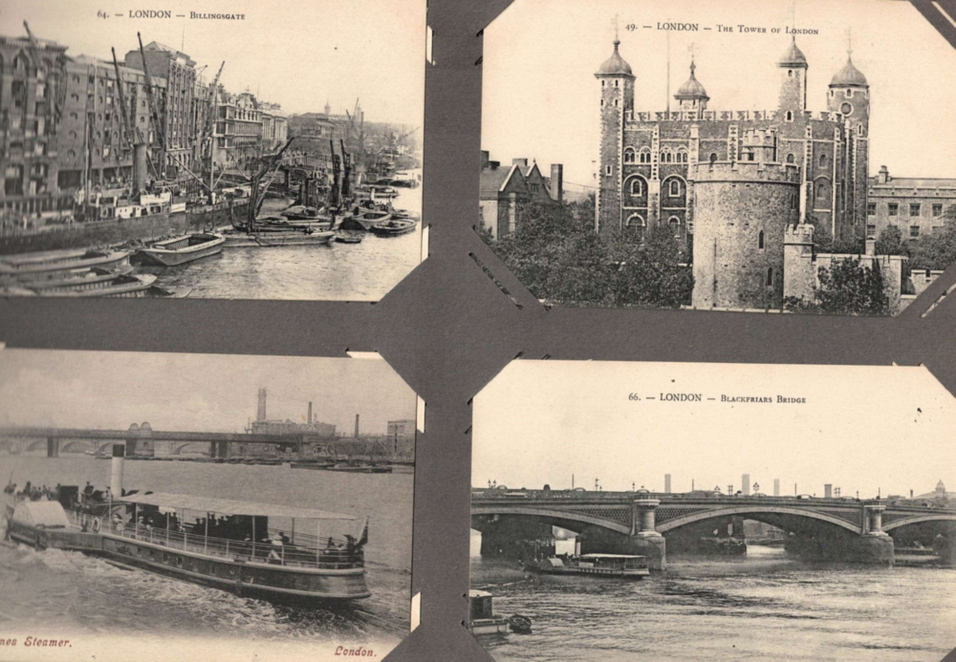 Altes Postkarten Album gefüllt mit über 170 alten Postkarten, meist England Vorkrieg. Kleines - Image 2 of 4