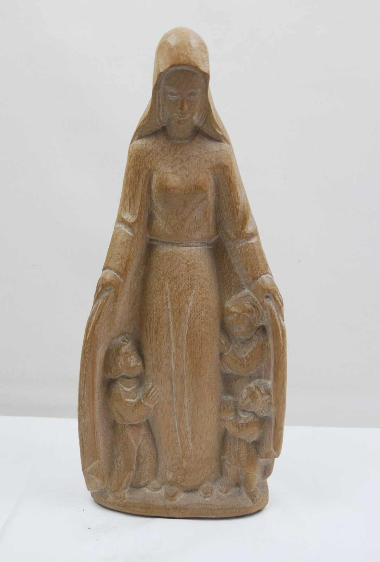 Heiligen Figur aus Holz, Oberammergau Schnitzerei. Höhe ca. 41 cm