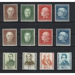 BRD 1954-1955, Michel-Nr. 2 x 200-203, 222-225 postfrisch