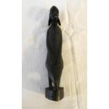 Ebenholz Figur Afrika. Höhe ca. 28 cm