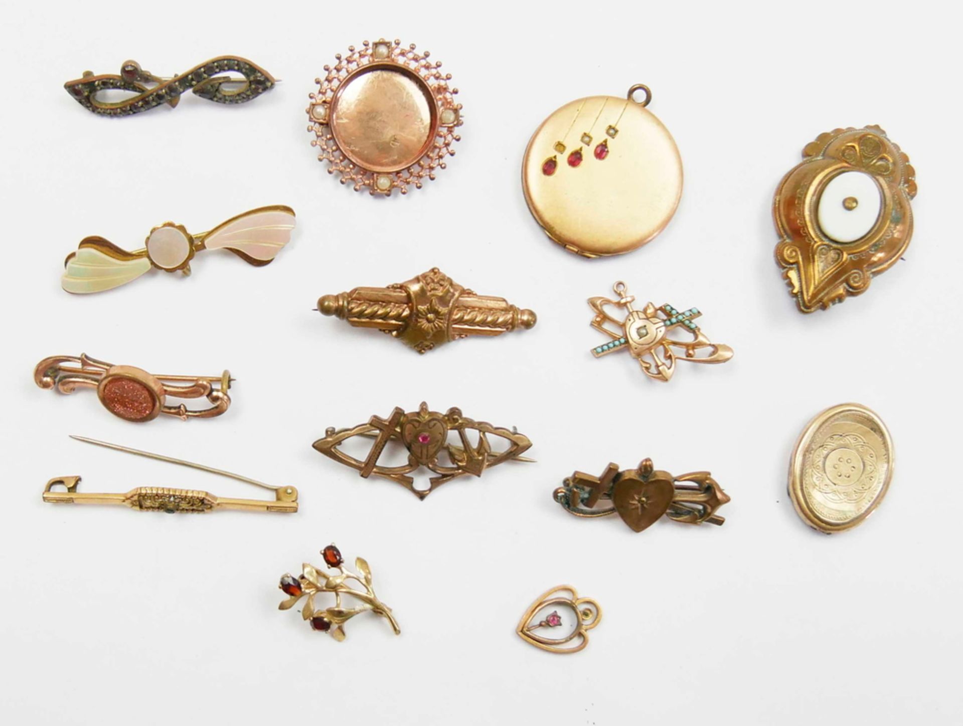 schönes lot Jugendstil Schmuck aus Auflösung