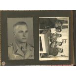Ein Fotoalbum mit etwas Militärfotos 3. Reich, aber auch viele Privatfotos aus der Zeit.