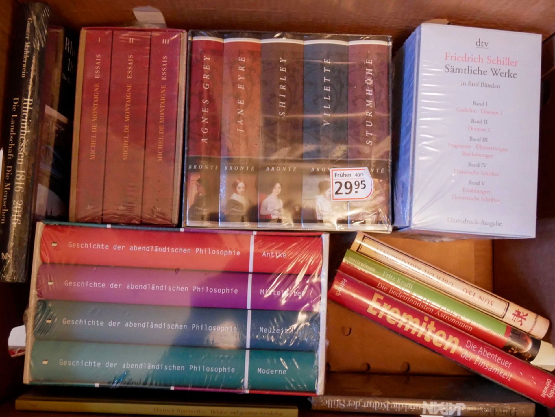 Lot Sachbücher / Romane aus Auflösung. Meist noch Original verpackt.