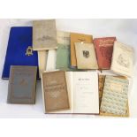 Lot Bücher und Papierantiquitäten, dabei Ahnenpaß Deutsches Reich, Olympia 1936, Band II, etc.