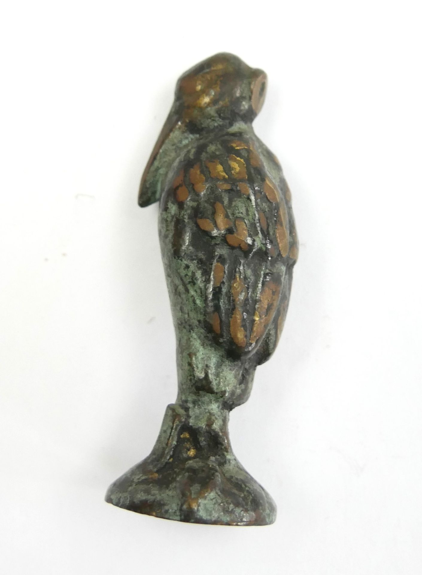 Bronzefigur Marabu, 1930er Jahre, Höhe ca. 7 cm - Image 2 of 2